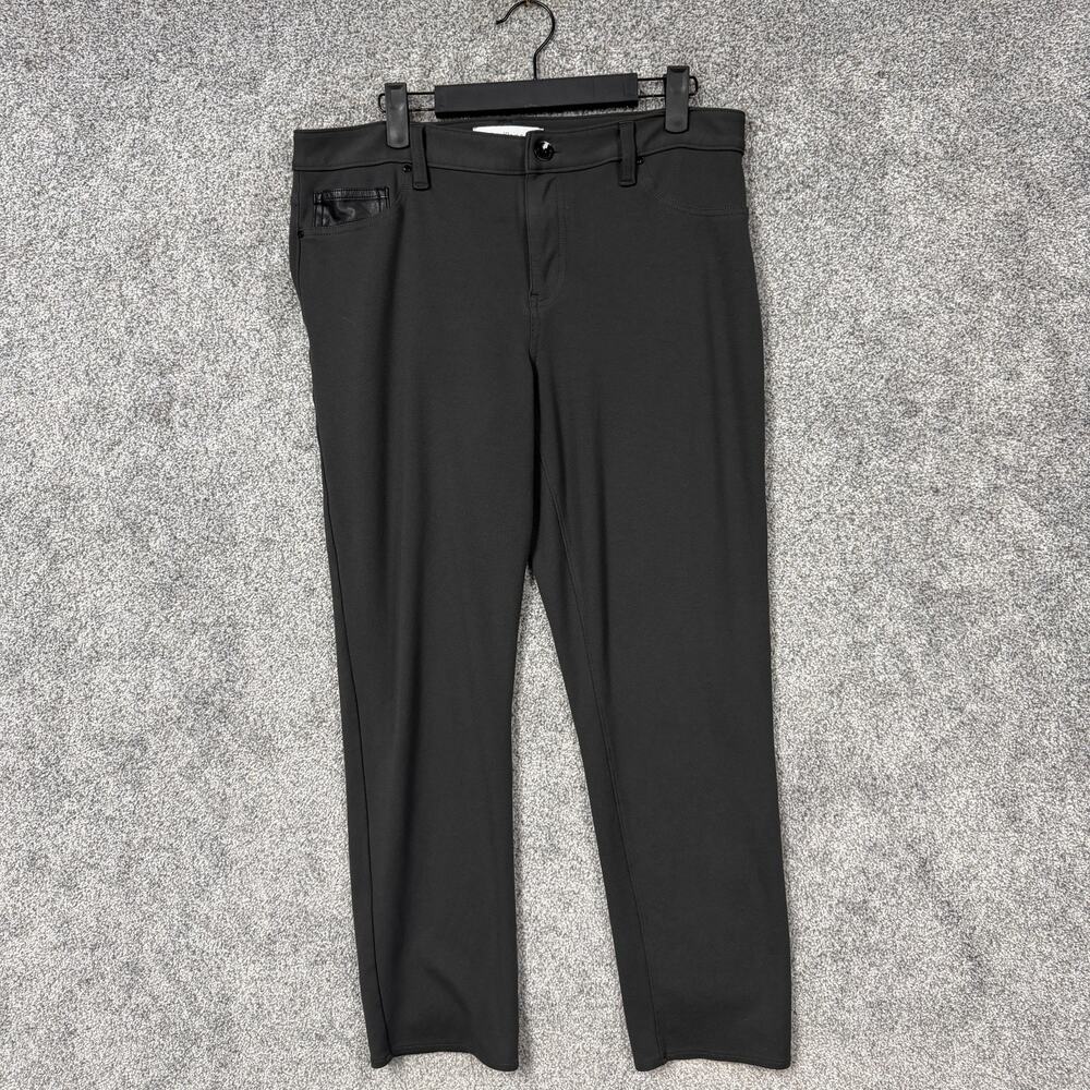Calvin Klein & Co Pants Womens 14 33x26.5 Gray Ponte Jegging Skinny Office Chic